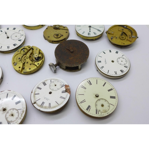 867 - Pocket watch movements