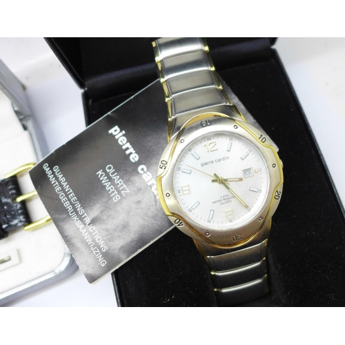 880 - A Marcel Drucker wristwatch and other fashion wristwatches