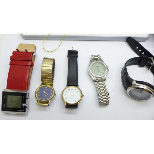 880 - A Marcel Drucker wristwatch and other fashion wristwatches