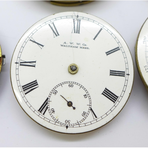 912 - Pocket watch movements