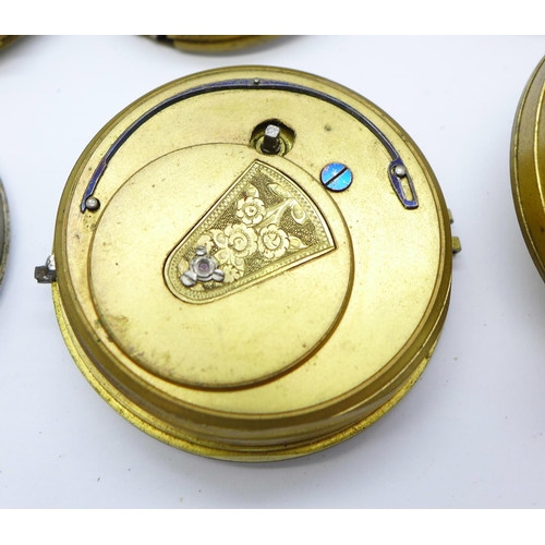 912 - Pocket watch movements