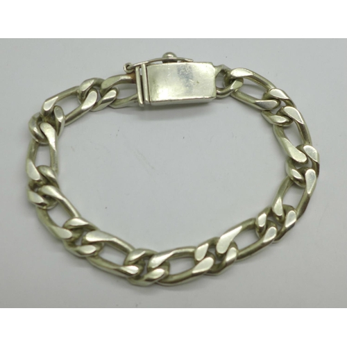 968 - A Mexico 925 silver bracelet, 56g