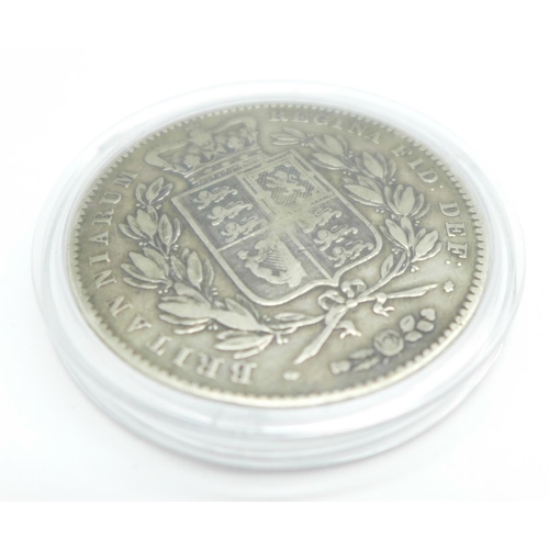 988 - A Victorian 1845 silver crown