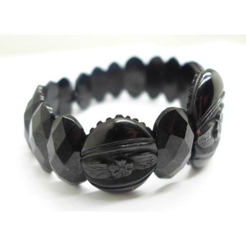 994 - A jet bracelet