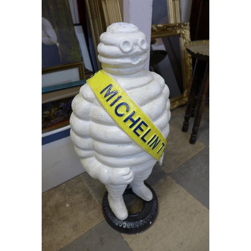 409 - A cast iron Michelin Tyres advertising figure