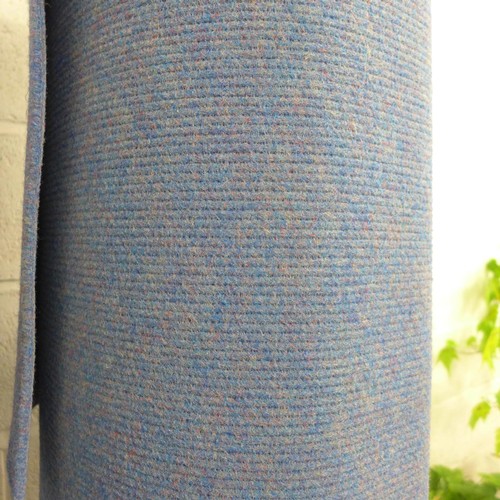 2433 - Roll of blue contract carpet approx. 2m x 14m - 28 sq. mtrs