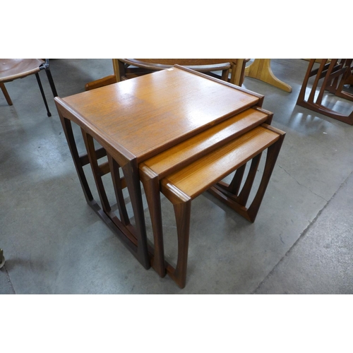 121 - A G-Plan Quadrille teak nest of tables