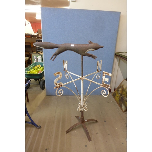 416 - A wrought iron weather vane