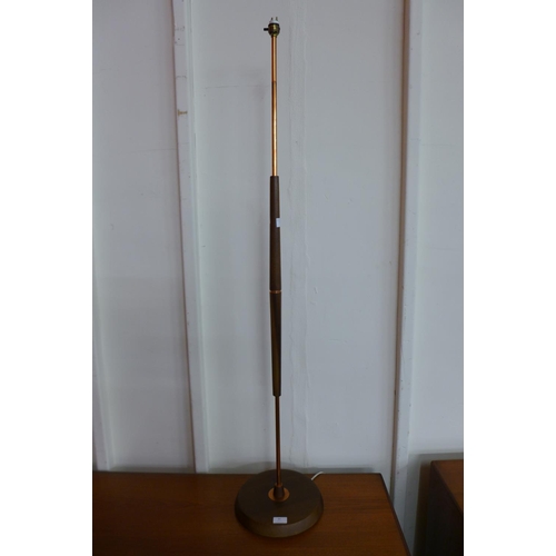 94 - A teak standard lamp