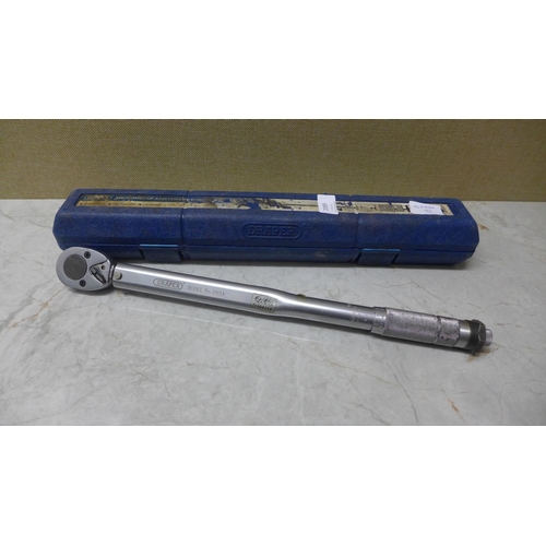 2089 - Draper micrometer adjustment torque wrench - in case