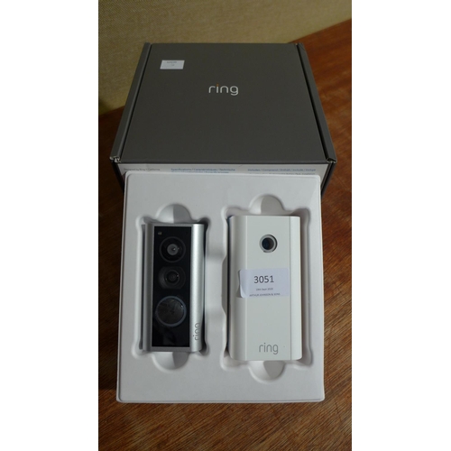 3051 - A white Ring Video Doorbell (203-171) * This Lot Is Subject To Vat