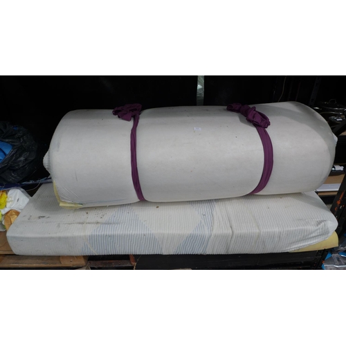 3316 - Two mixed size foam mattresses (damaged/marked) * This lot is subject to VAT