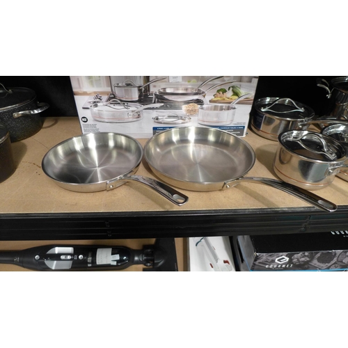 3337 - A Set Of Kirkland Signature Stainless Steel Cookware, Rrp £159.99 + Vat  (202-27) * This Lot Is Subj... 