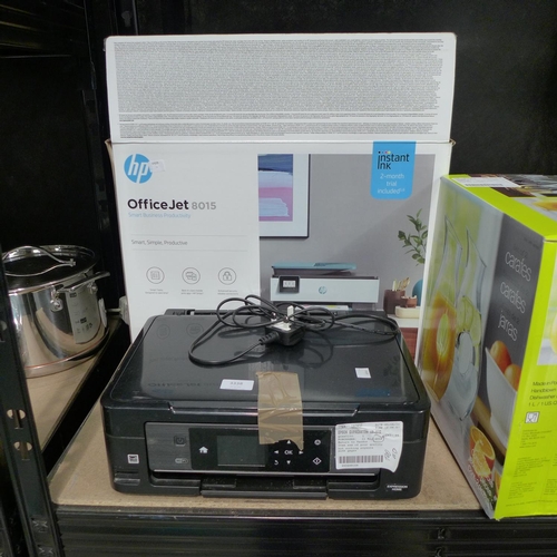 3338 - A HP OfficeJet 8015 printer and an Epson Expressions XP-432 printer * This lot is subject to VAT