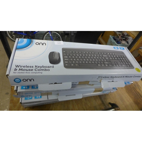 2271 - 7 ONN wireless keyboard & mouse combos - returns