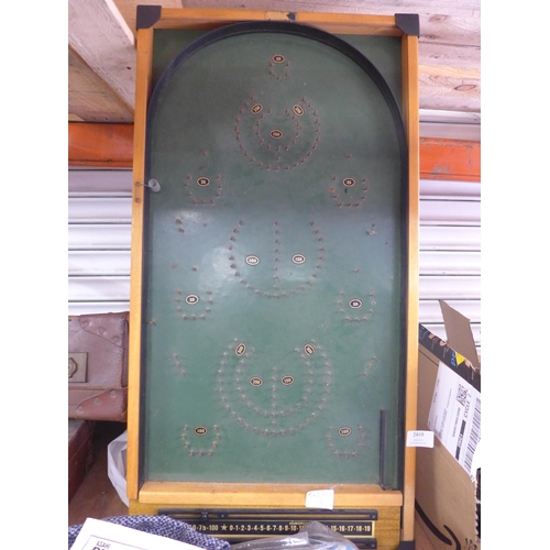 2449 - Bagatelle board with balls