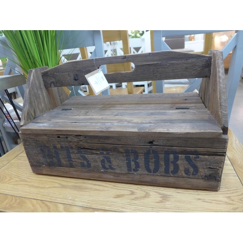 1475 - A rustic Bits and Bobs storage box (1987825)   #