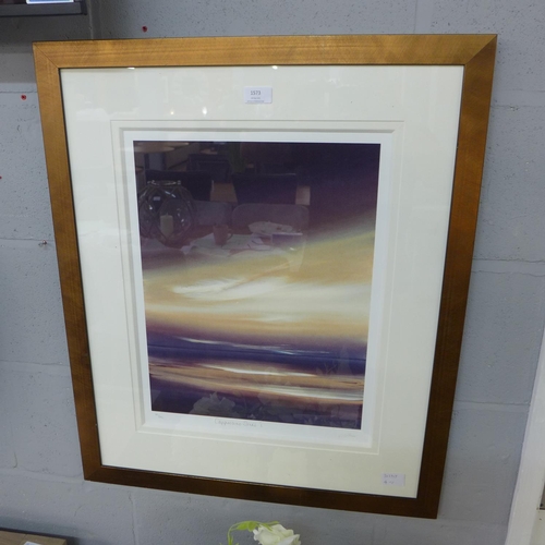 1573 - A limited edition print, 67/395, J. Shaw, Cappuccino Skies I