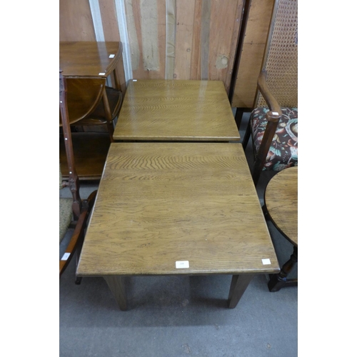 271 - A pair of oak coffee tables