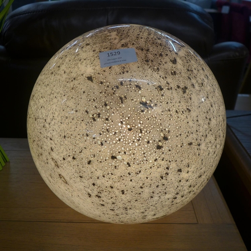 1544 - A hand blown glass Planet lamp (GL00242)   #
