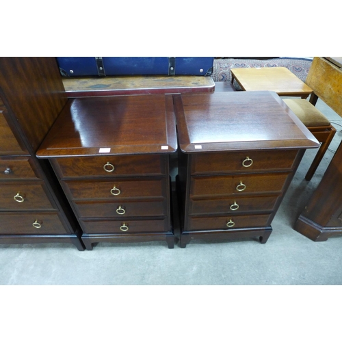 240 - A pair of Stag Minstrel chests of drawers