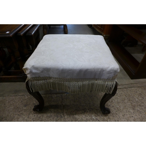 248 - A Victorian rosewood footstool