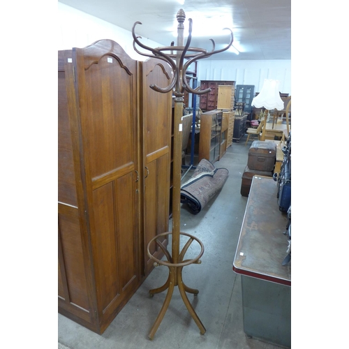 269 - A beech bentwood coat stand