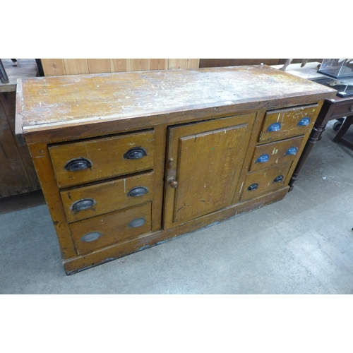 310 - A Victorian pine dresser