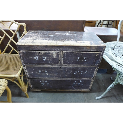 324 - A pine chest of drawers