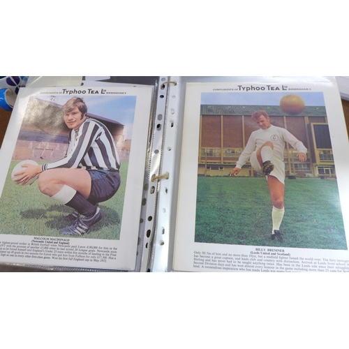 700 - A collection of Ty-phoo Tea collection cards, Football Stars, 1973