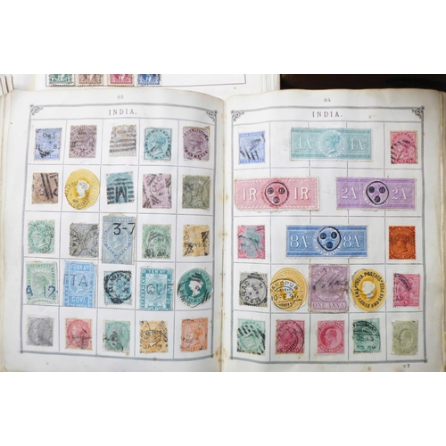 711 - Eight albums of stamps and a box of loose stamps