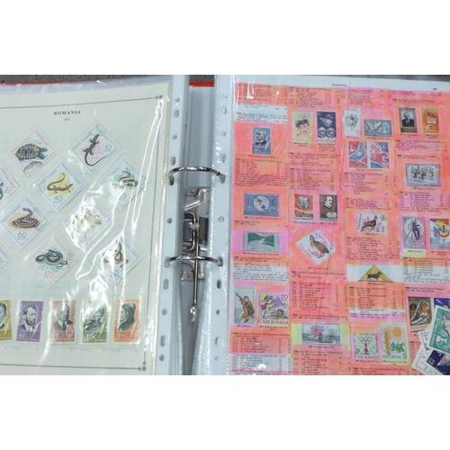 730 - Stamps;- single country collections in a large box