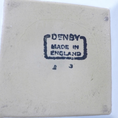 770 - Glyn Colledge designed Denby pottery; three vases, five plant pots and two dishes