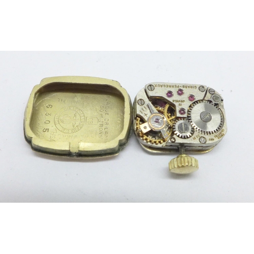 1015 - A lady's 9ct gold plated Girard Perregaux wristwatch