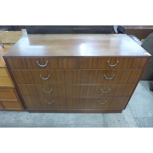 148 - A Meredew afromosia chest of drawers