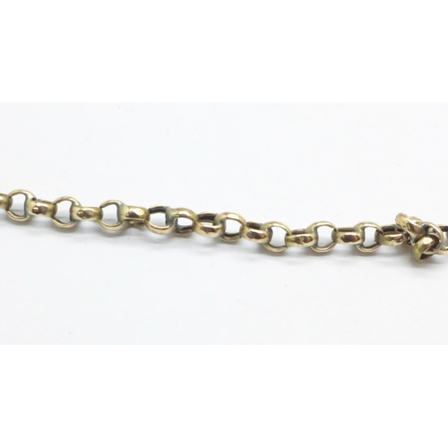 1141 - A 9ct gold necklace, 40cm, 3.8g