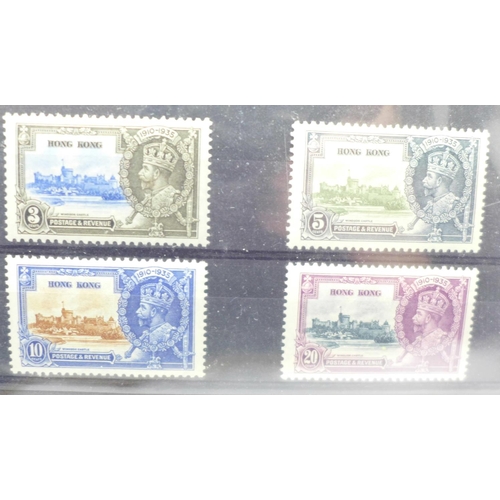 657 - Stamps:- Hong Kong mint stamps, First Day Covers, mainly QE II but does including 1935 silver Jubile... 