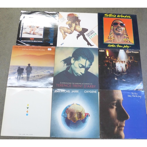 673 - 1980's LP records and 12