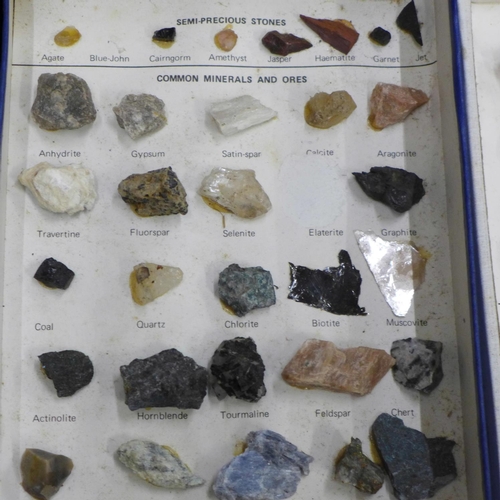 690 - A collection of rocks and minerals