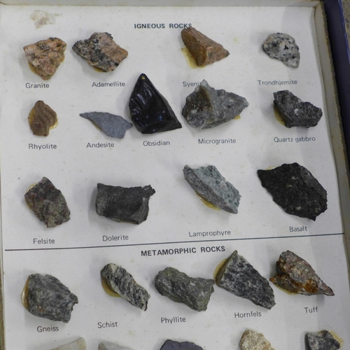 690 - A collection of rocks and minerals