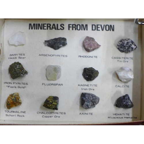 690 - A collection of rocks and minerals