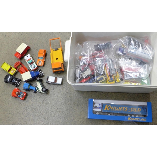 702 - Playworn Matchbox and other die-cast vehicles