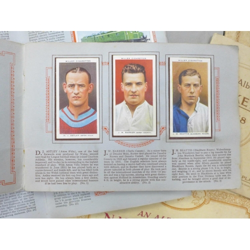 720 - Twenty cigarette card albums including Wills, Park Drive and Players