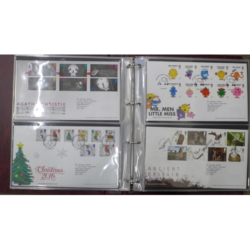 739 - Stamps:- GB First Day Covers for the period of June 2015 to September 2019, including mini-sheets, 7... 