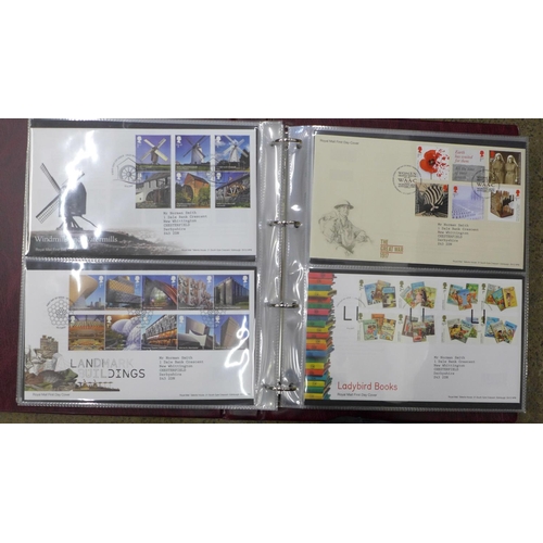 739 - Stamps:- GB First Day Covers for the period of June 2015 to September 2019, including mini-sheets, 7... 