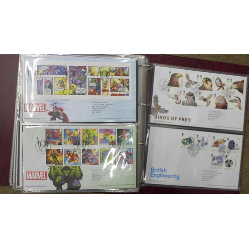 739 - Stamps:- GB First Day Covers for the period of June 2015 to September 2019, including mini-sheets, 7... 