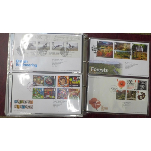 739 - Stamps:- GB First Day Covers for the period of June 2015 to September 2019, including mini-sheets, 7... 