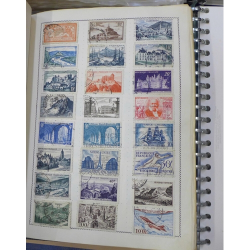 741 - Eight albums of stamps including British, worldwide and first day covers