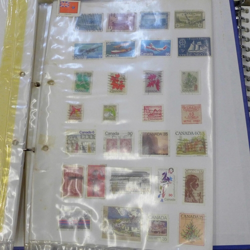 741 - Eight albums of stamps including British, worldwide and first day covers