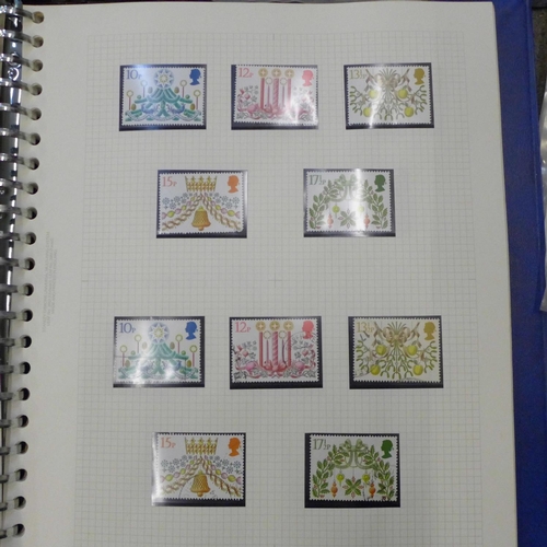 741 - Eight albums of stamps including British, worldwide and first day covers